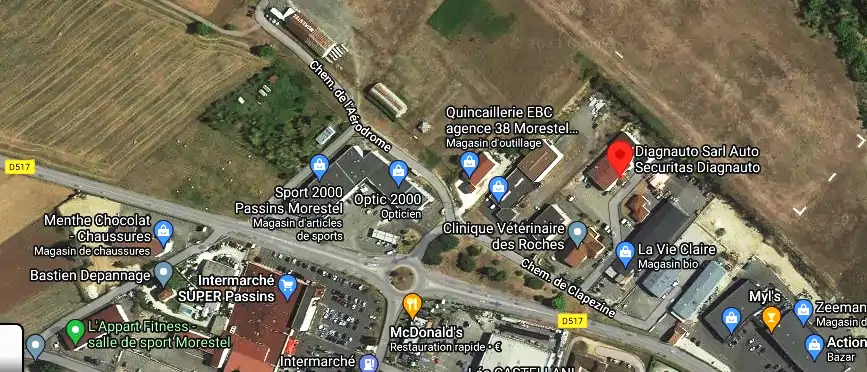 Prix contrôle technique à Arandon-Passins