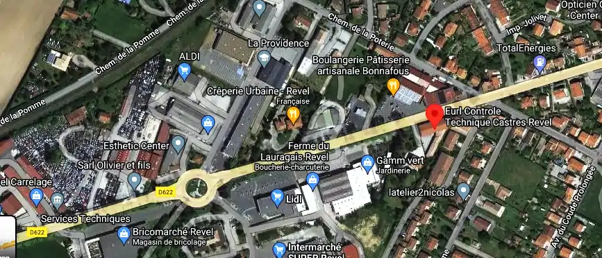 Prix contrôle technique à Revel