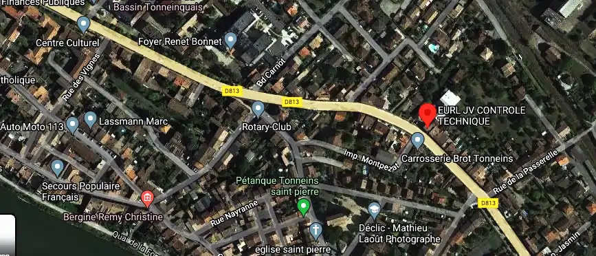 Prix contrôle technique à Tonneins