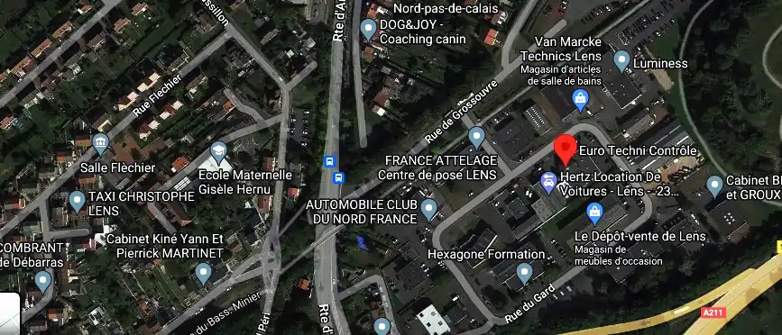 Prix contrôle technique à Lens