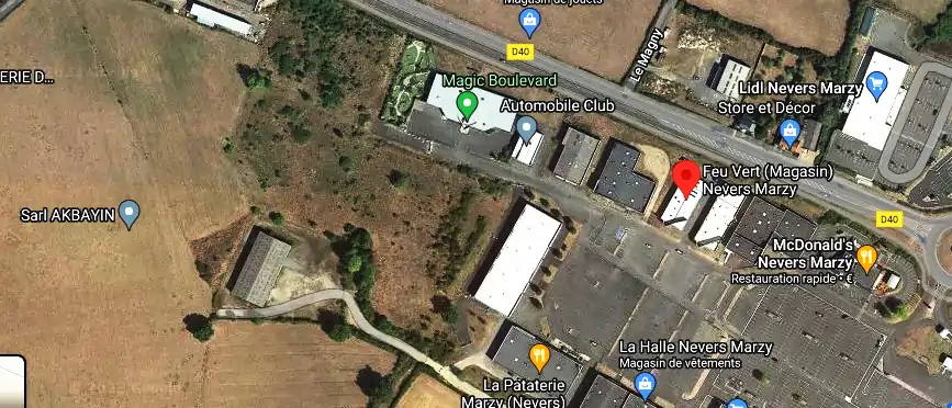 Prix contrôle technique à 58180 Marzy