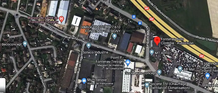 Prix contrôle technique à Fontenay-Trésigny