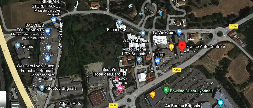 Prix contrôle technique à Brignais