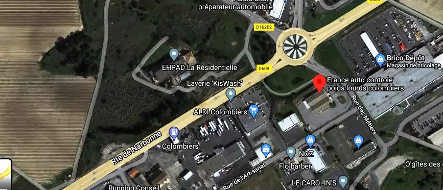 Prix contrôle technique à Colombiers