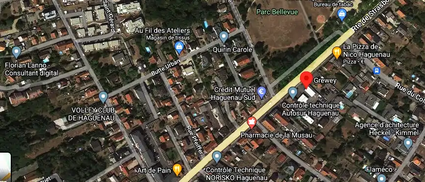 Prix contrôle technique à Haguenau