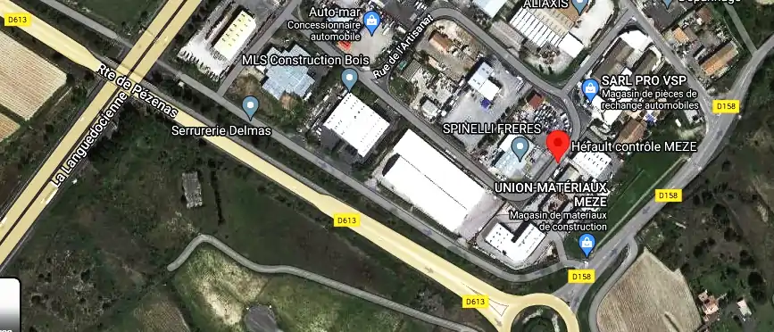 Prix contrôle technique à Mèze