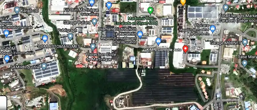 Prix contrôle technique à , Martinique