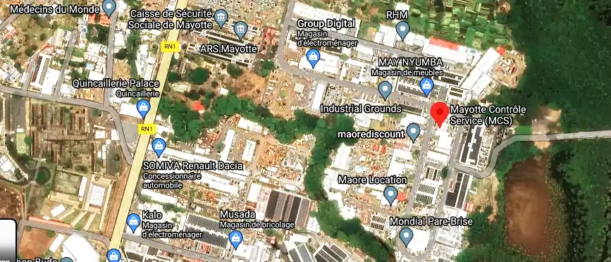 Prix contrôle technique à Zone Nel, 1152 Route de la, Mamoudzou 97600, Mayotte