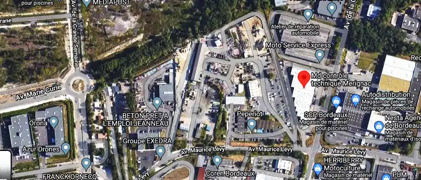 Prix contrôle technique à Mérignac
