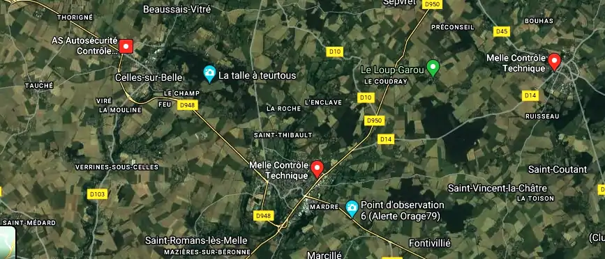 Prix contrôle technique à Lezay