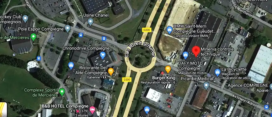 Prix contrôle technique à Compiègne
