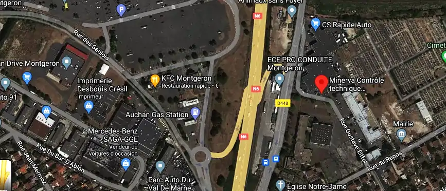 Prix contrôle technique à Montgeron