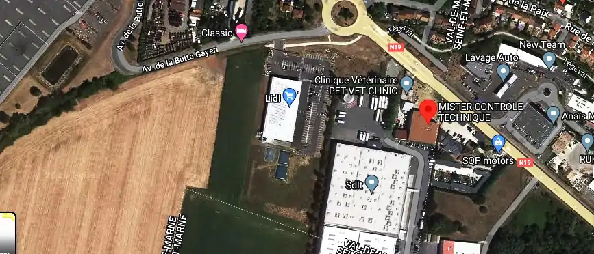 Prix contrôle technique à Santeny