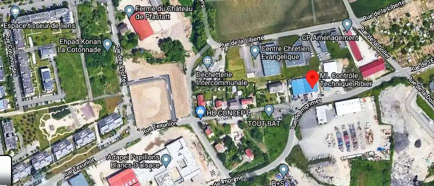 Prix contrôle technique à Pfastatt