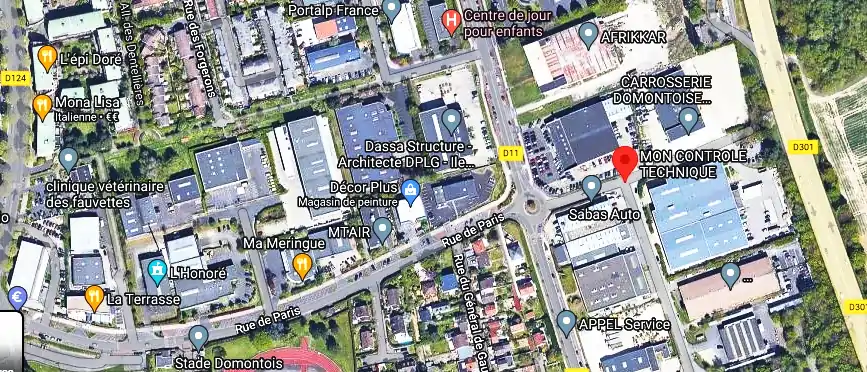 Prix contrôle technique à Domont