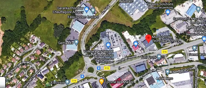 Prix contrôle technique à Annecy