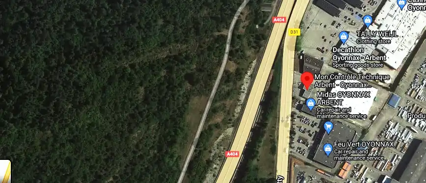 Prix contrôle technique à Arbent