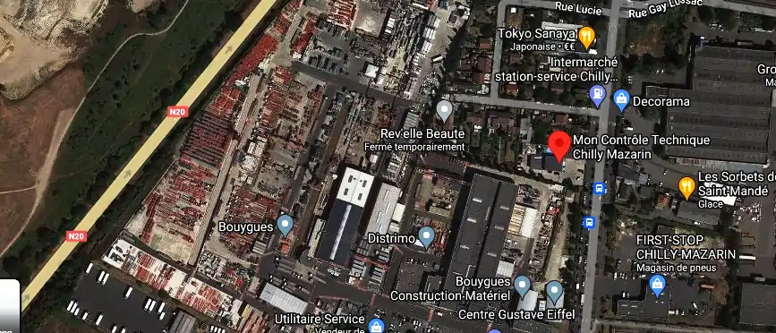 Prix contrôle technique à Chilly-Mazarin