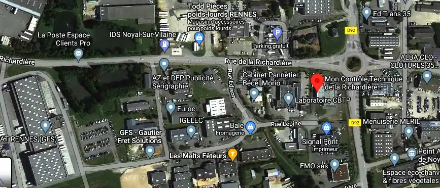 Prix contrôle technique à Noyal-sur-Vilaine