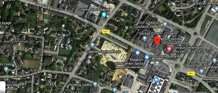 Prix contrôle technique à Janzé