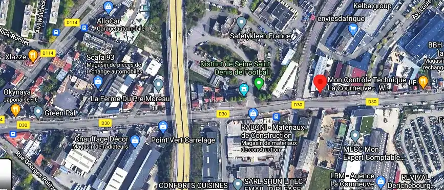 Prix contrôle technique à La Courneuve