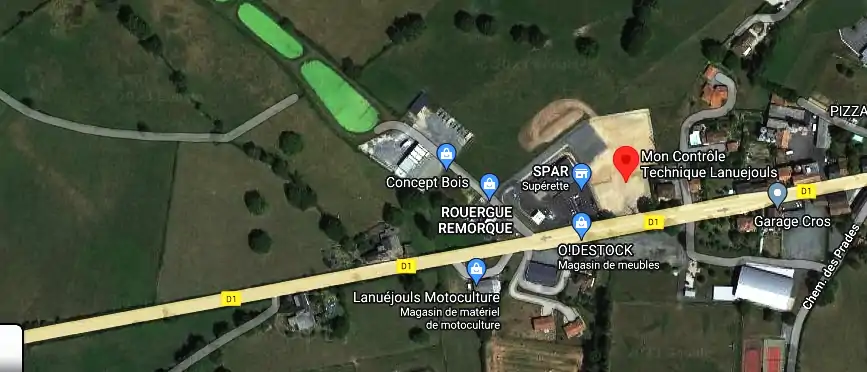 Prix contrôle technique à Lanuéjouls