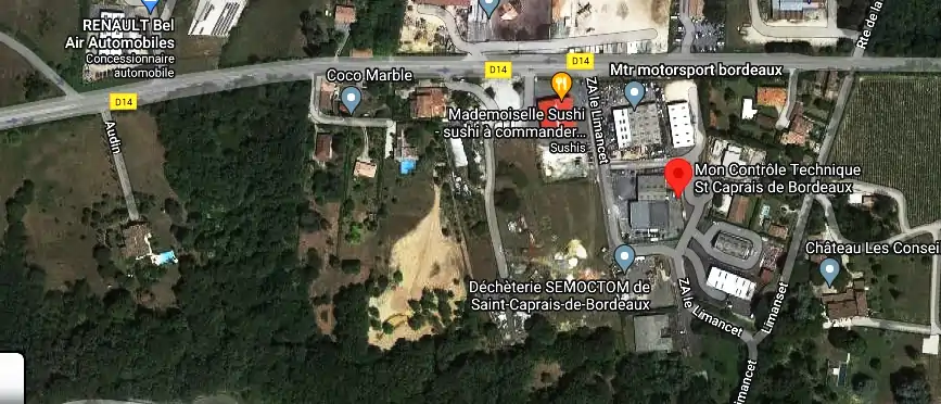Prix contrôle technique à Saint-Caprais-de-Bordeaux