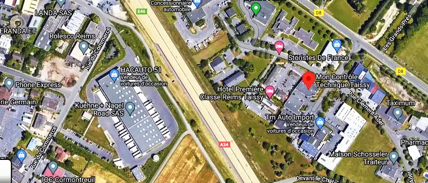 Prix contrôle technique à Taissy