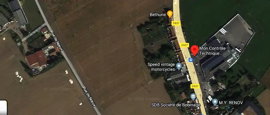 Prix contrôle technique à Verquigneul