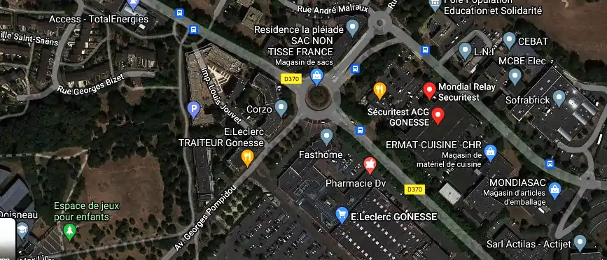 Mondial Relay Securitest à Gonesse