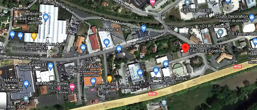 Prix contrôle technique à Castres