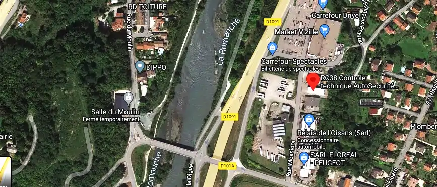 Prix contrôle technique à Vizille