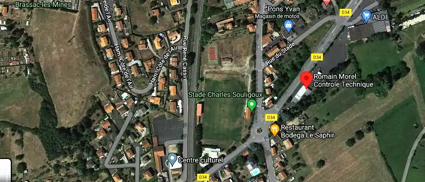 Prix contrôle technique à Brassac-les-Mines