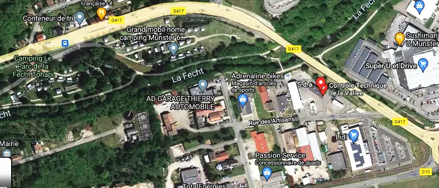 Prix contrôle technique à 68140 Munster