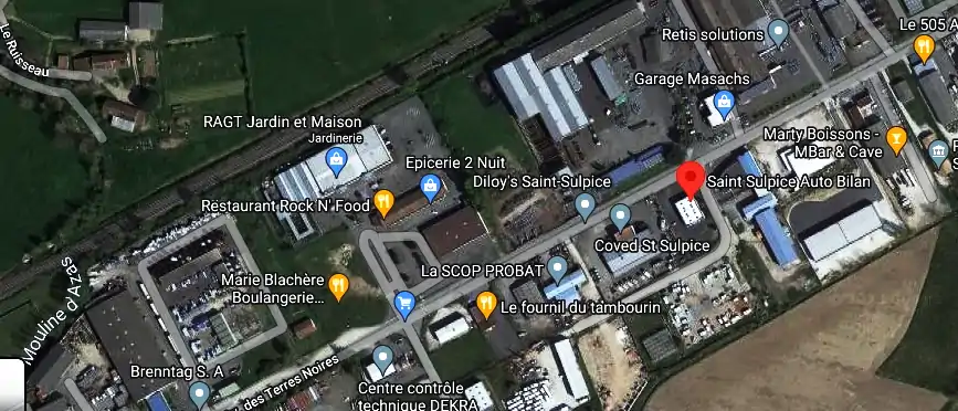 Prix contrôle technique à Saint-Sulpice-la-Pointe