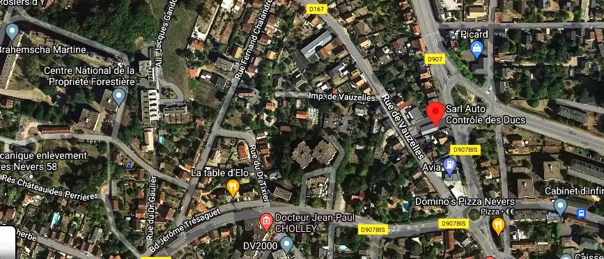 Prix contrôle technique à Nevers