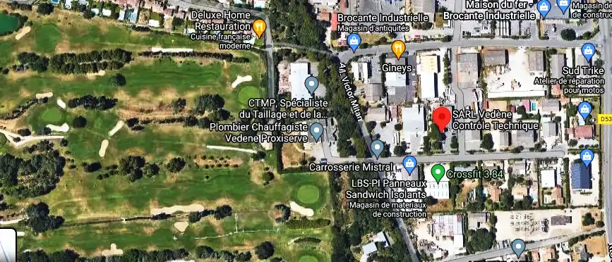 Prix contrôle technique à Vedène