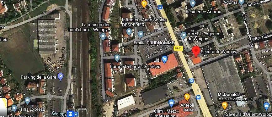 Prix contrôle technique à Woippy