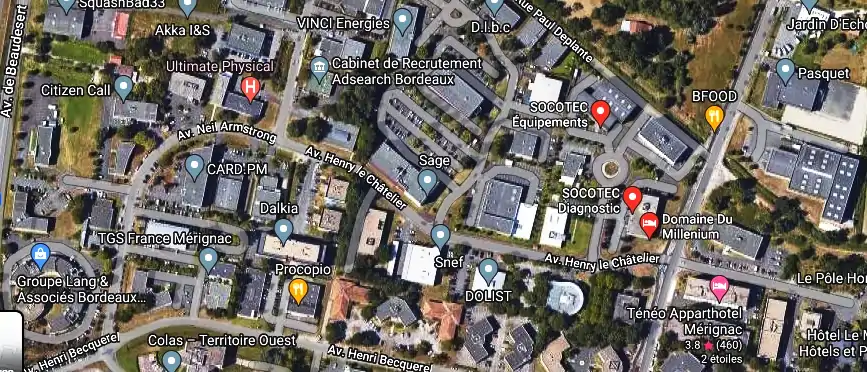 Prix contrôle technique à Mérignac