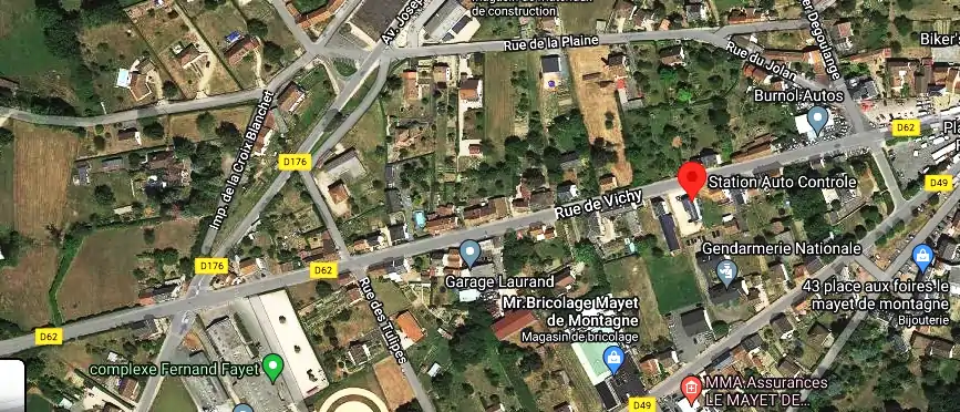 Prix contrôle technique à Le Mayet-de-Montagne