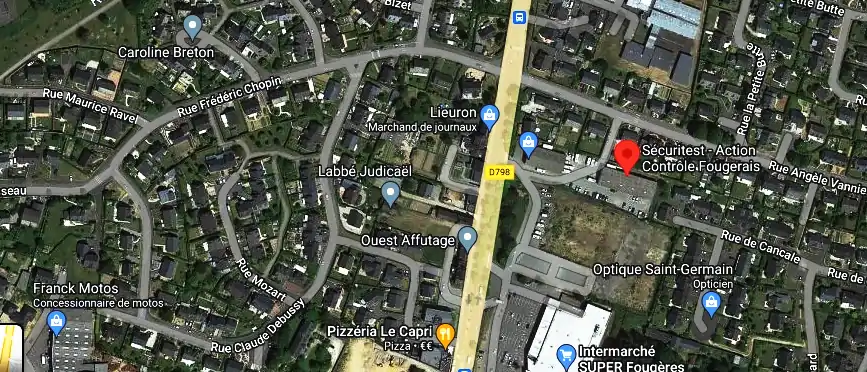 Prix contrôle technique à Fougères