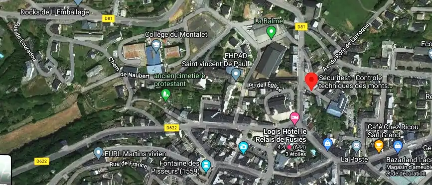 Prix contrôle technique à Lacaune