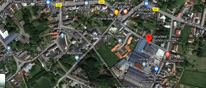 Prix contrôle technique à Bousies