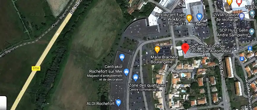 Prix contrôle technique à Rochefort