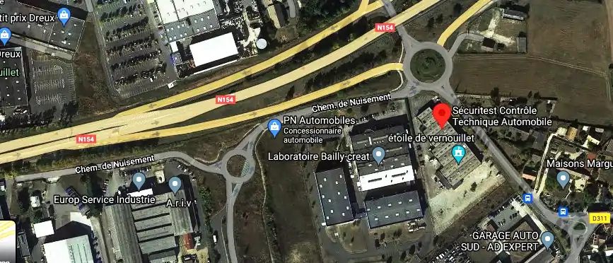 Prix contrôle technique à Vernouillet