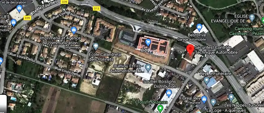 Prix contrôle technique à Pézenas