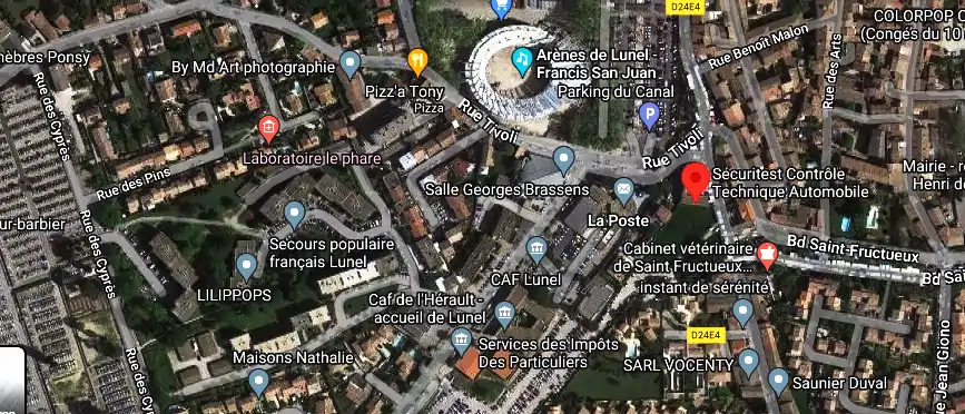 Prix contrôle technique à Lunel