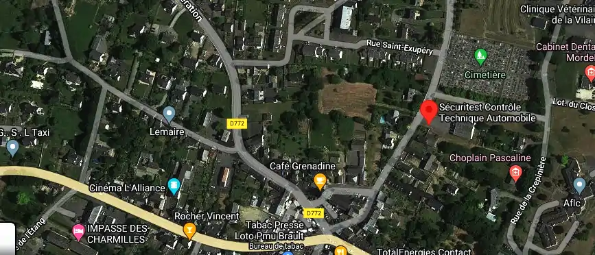 Prix contrôle technique à GUIPRY