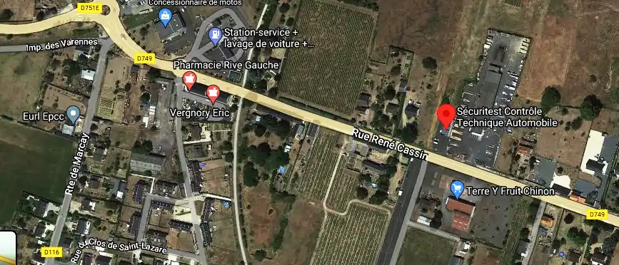 Prix contrôle technique à Chinon