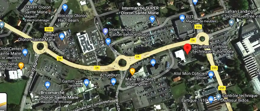 Prix contrôle technique à Oloron-Sainte-Marie